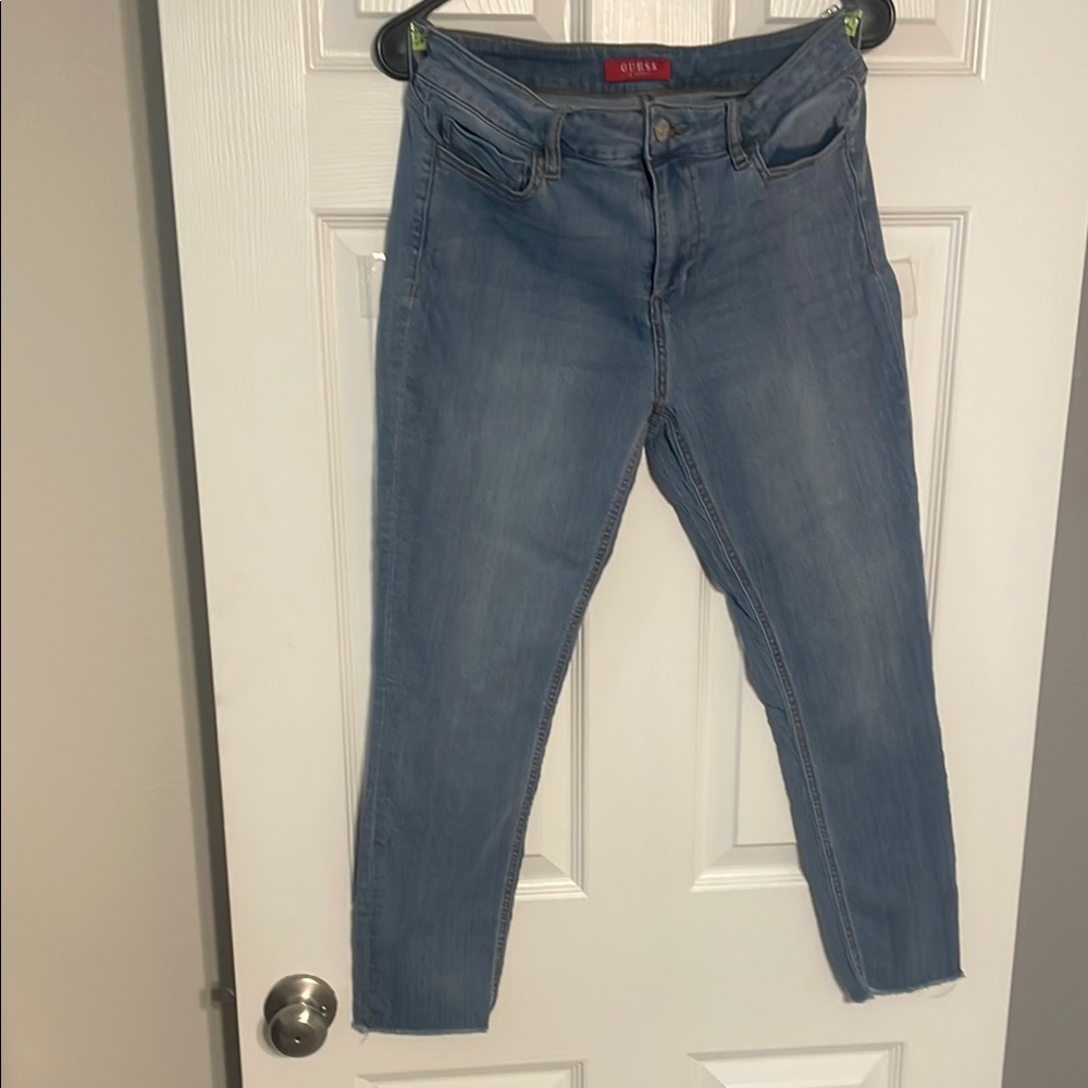 Guess Blue Denim Capri